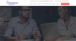 Desktop Screenshot of eliteinfotek.com